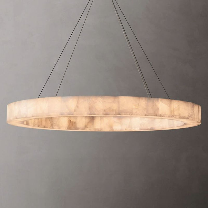 Riveage Calcite Round Chandelier 31"40"60" - thebelacan