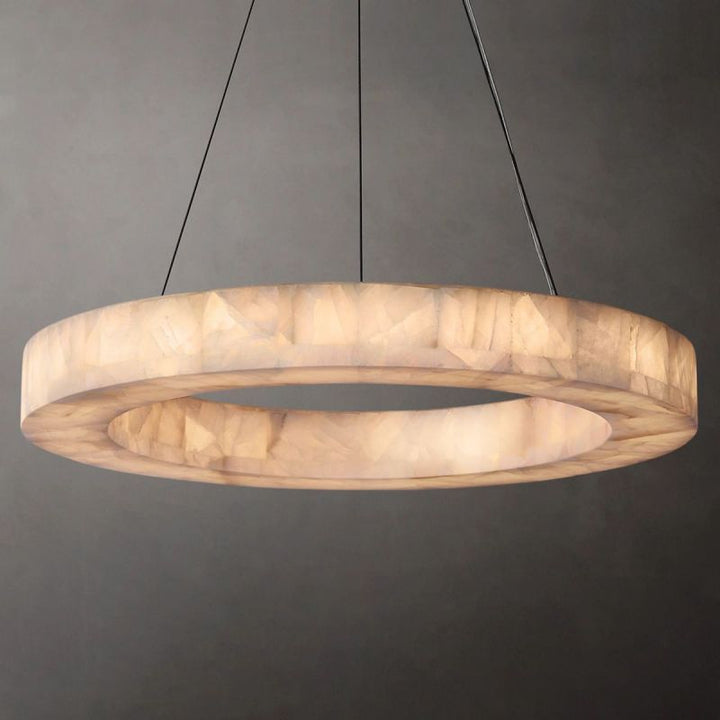 Riveage Calcite Round Chandelier 31"40"60" - thebelacan