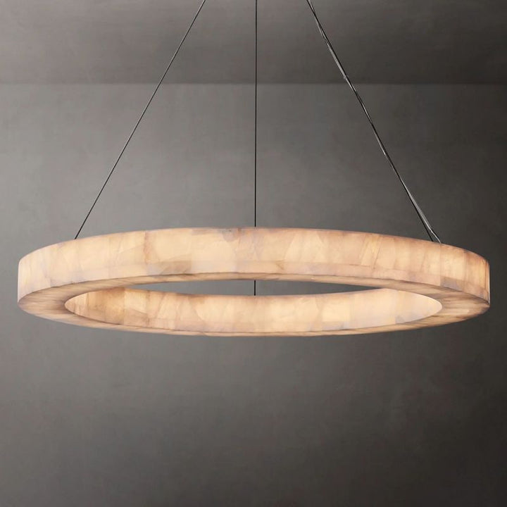 Riveage Calcite Round Chandelier 31"40"60" - thebelacan