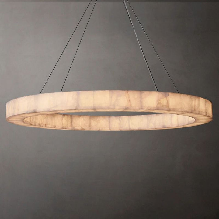 Riveage Calcite Round Chandelier 31"40"60" - thebelacan