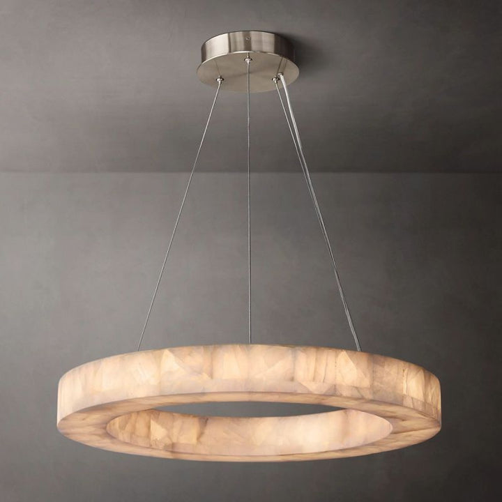 Riveage Calcite Round Chandelier 31"40"60" - thebelacan