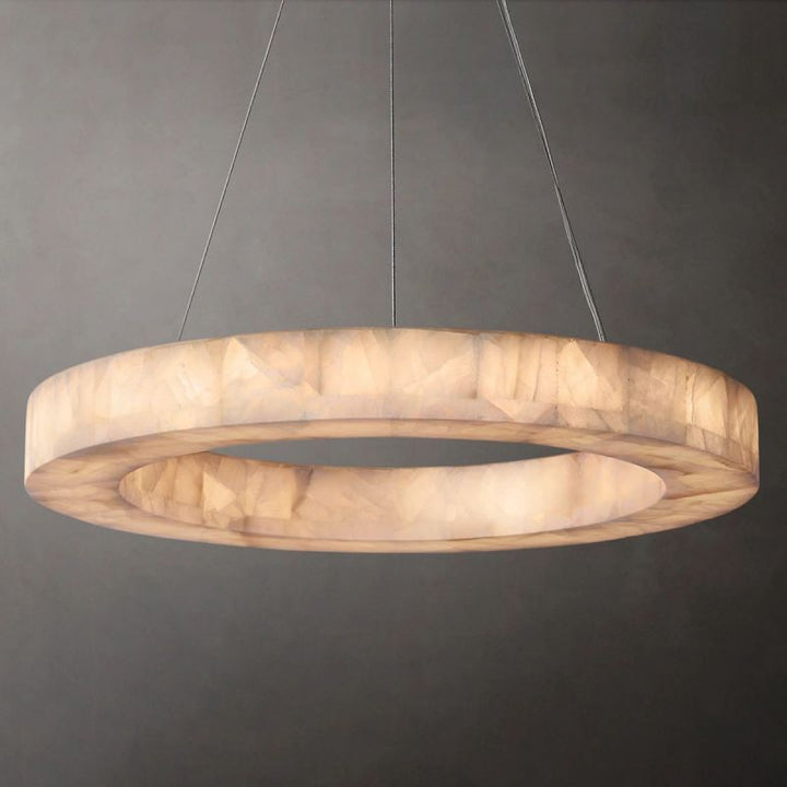 Riveage Calcite Round Chandelier 31"40"60" - thebelacan