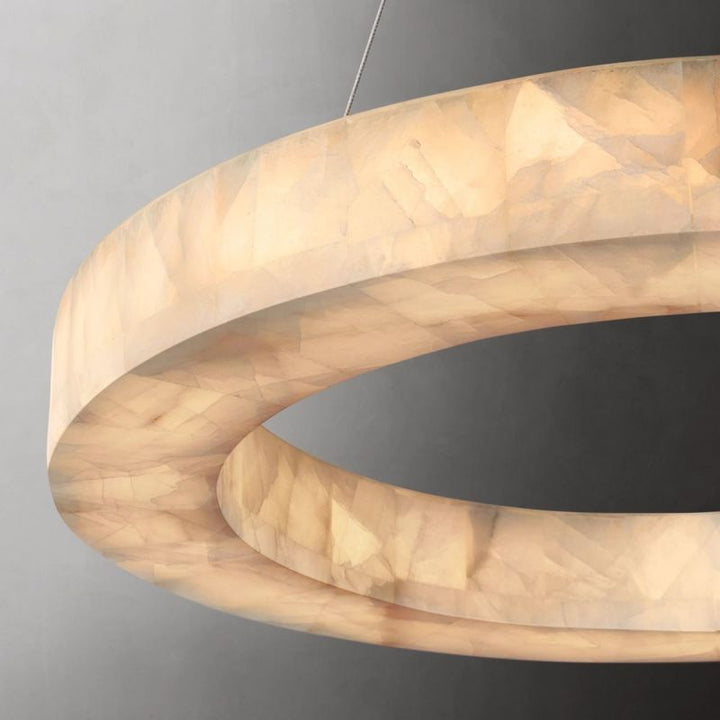 Riveage Calcite Round Chandelier 31"40"60" - thebelacan