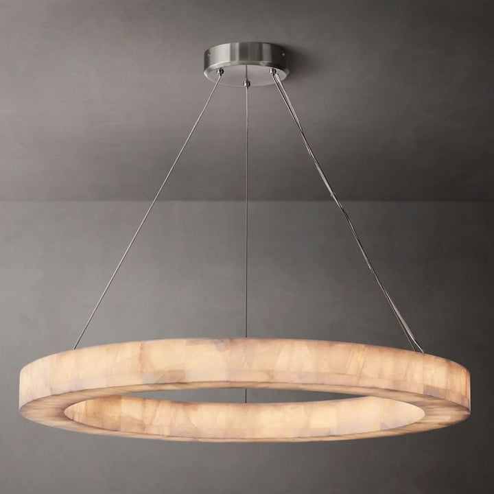 Riveage Calcite Round Chandelier 31"40"60" - thebelacan