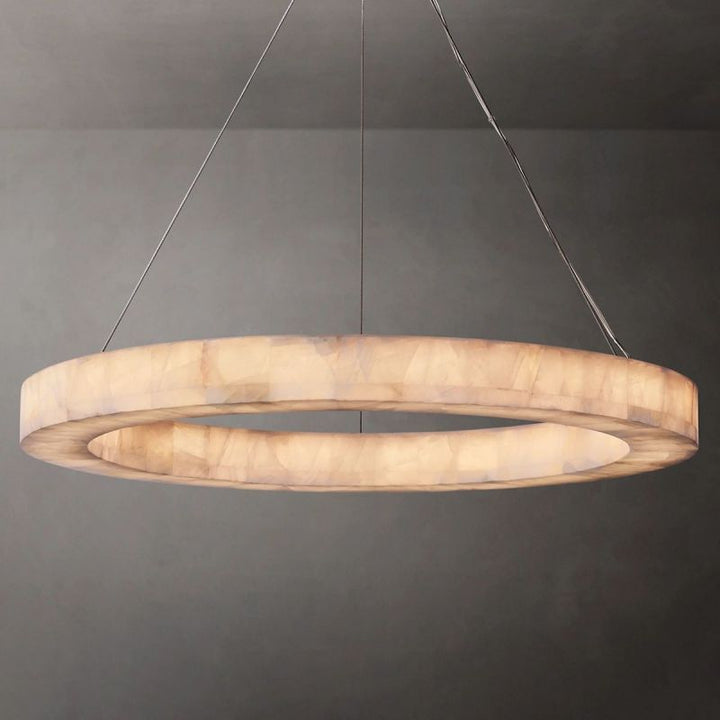 Riveage Calcite Round Chandelier 31"40"60" - thebelacan