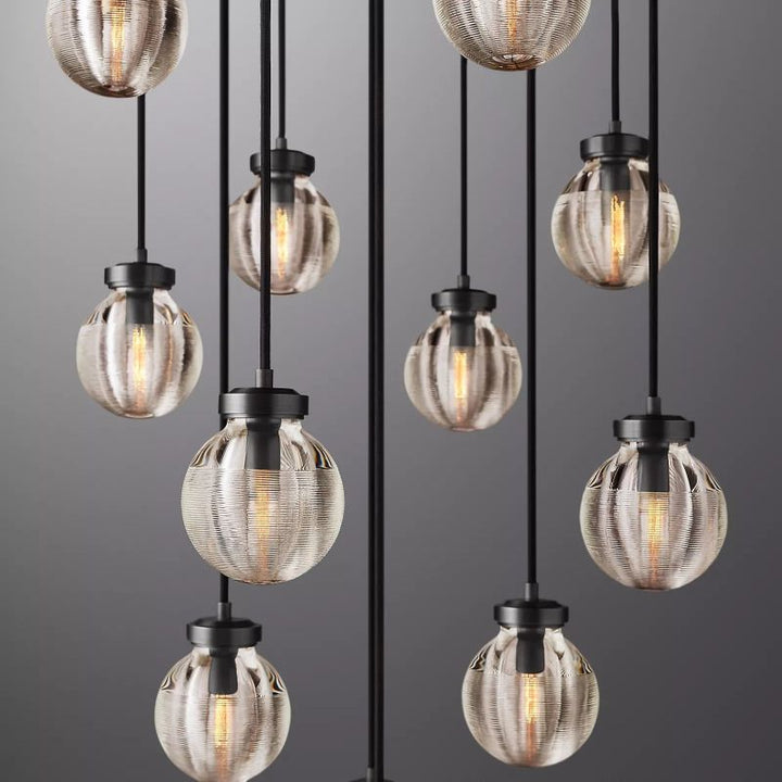 Roby Spherical Modern Round Chandelier 22" - thebelacan