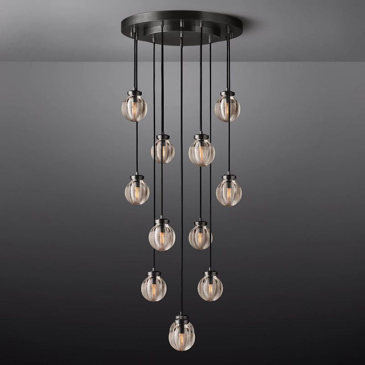 Roby Spherical Modern Round Chandelier 22" - thebelacan