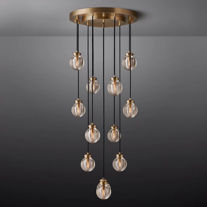 Roby Spherical Modern Round Chandelier 22" - thebelacan