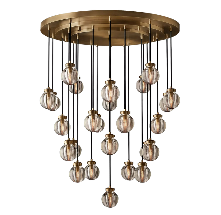 Roby Spherical Modern Round Chandelier 38" - thebelacan