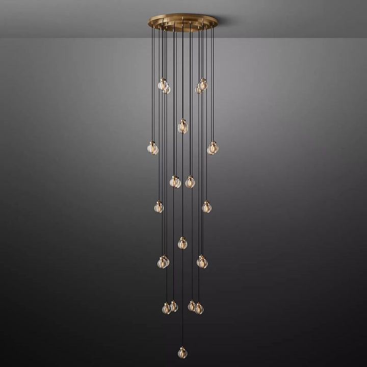 Roby Spherical Modern Round Chandelier 38" - thebelacan