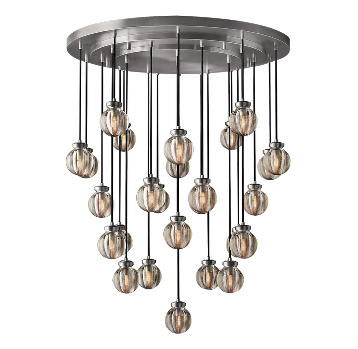 Roby Spherical Modern Round Chandelier 38" - thebelacan