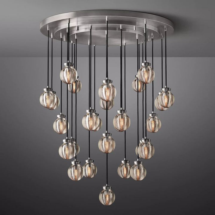 Roby Spherical Modern Round Chandelier 38" - thebelacan