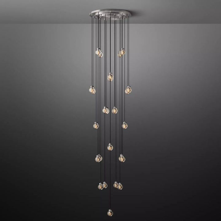 Roby Spherical Modern Round Chandelier 38" - thebelacan