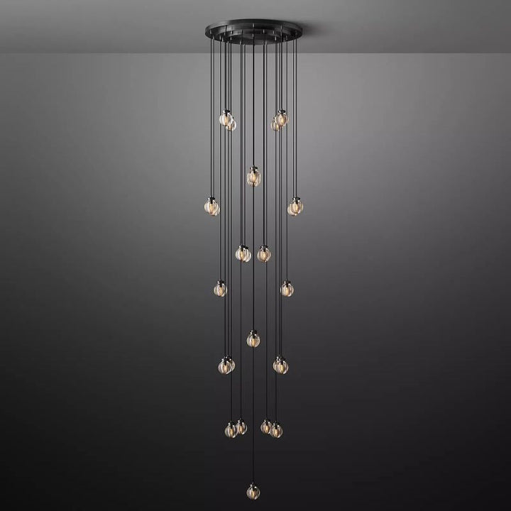 Roby Spherical Modern Round Chandelier 38" - thebelacan