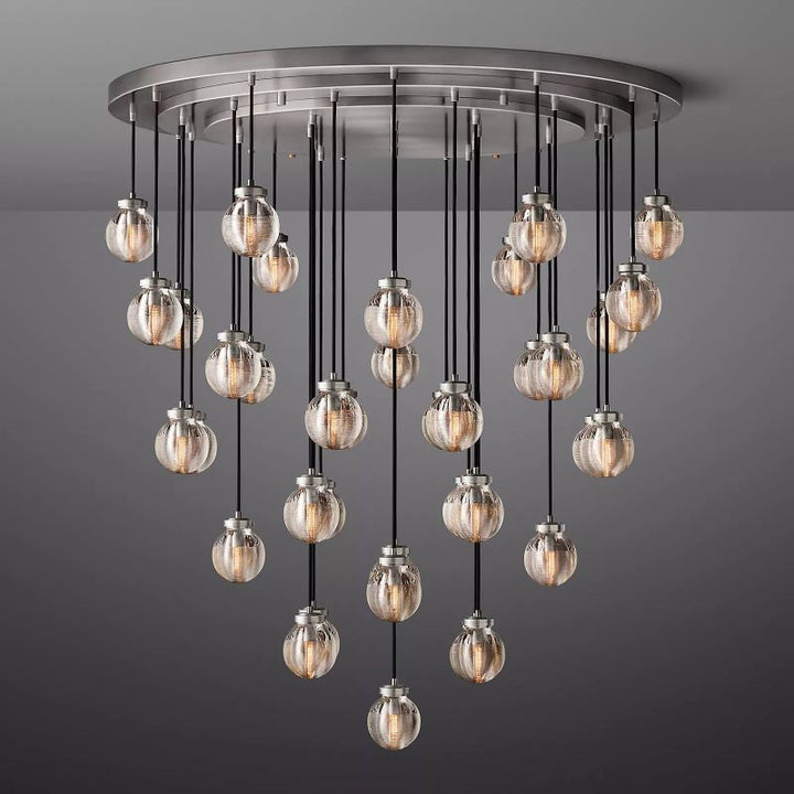 Roby Spherical Modern Round Chandelier 48" - thebelacan