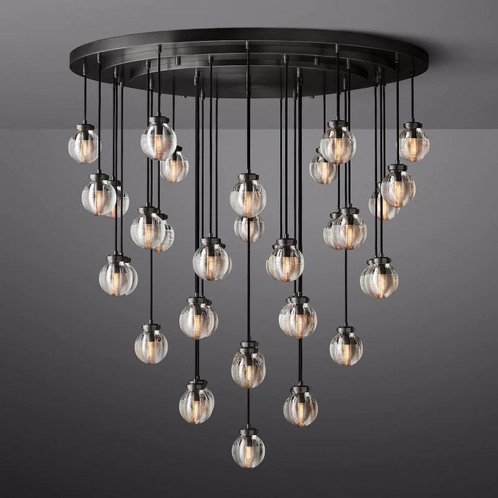 Roby Spherical Modern Round Chandelier 48" - thebelacan