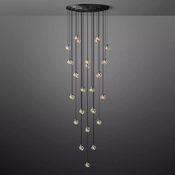 Roby Spherical Modern Round Chandelier 48" - thebelacan