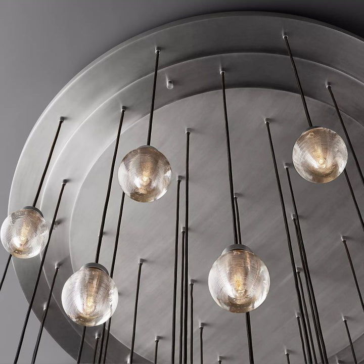 Roby Spherical Modern Round Chandelier 60" - thebelacan