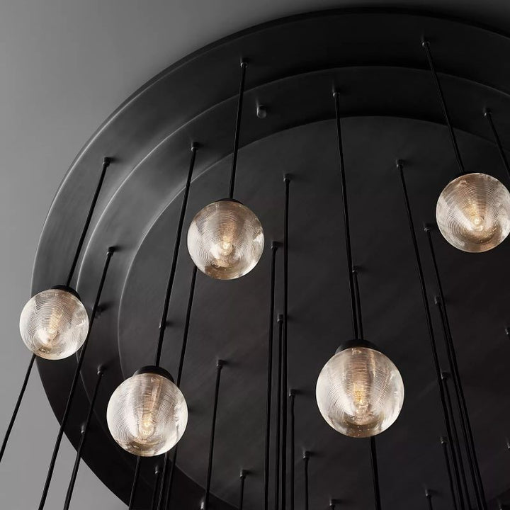 Roby Spherical Modern Round Chandelier 60" - thebelacan