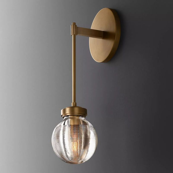 Roby Spherical Modern Wall Sconce (Rod) - thebelacan