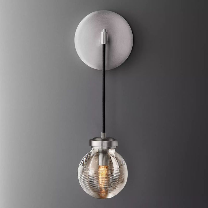 Roby Spherical Modern Wall Sconce (cord) - thebelacan