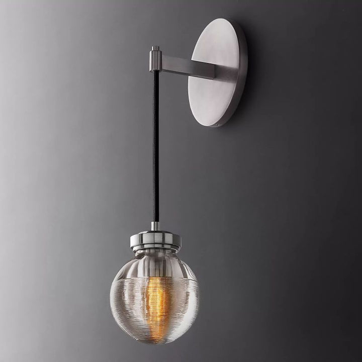 Roby Spherical Modern Wall Sconce (cord) - thebelacan