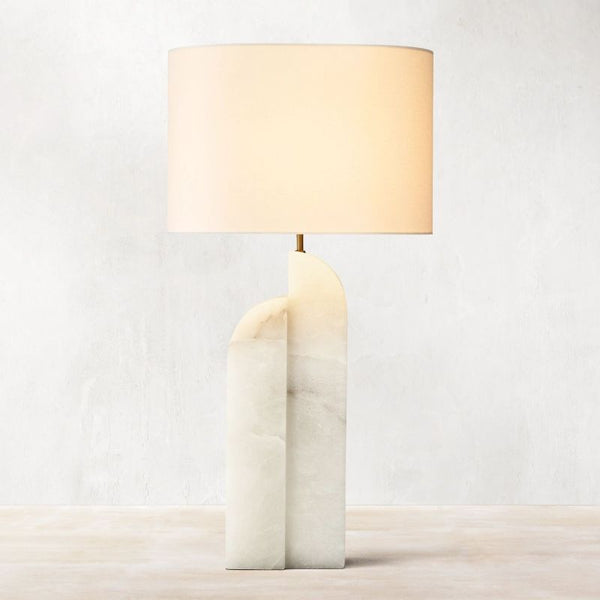 Savoye Alabaster Table Lamp - thebelacan