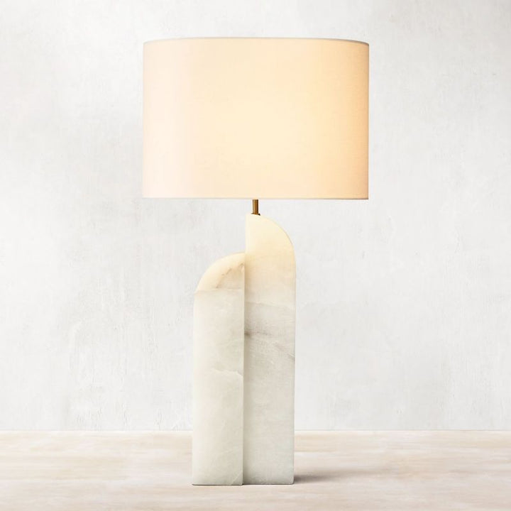 Savoye Alabaster Table Lamp - thebelacan