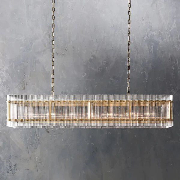 San Marco Rectangular Chandelier 54" - ebuylight