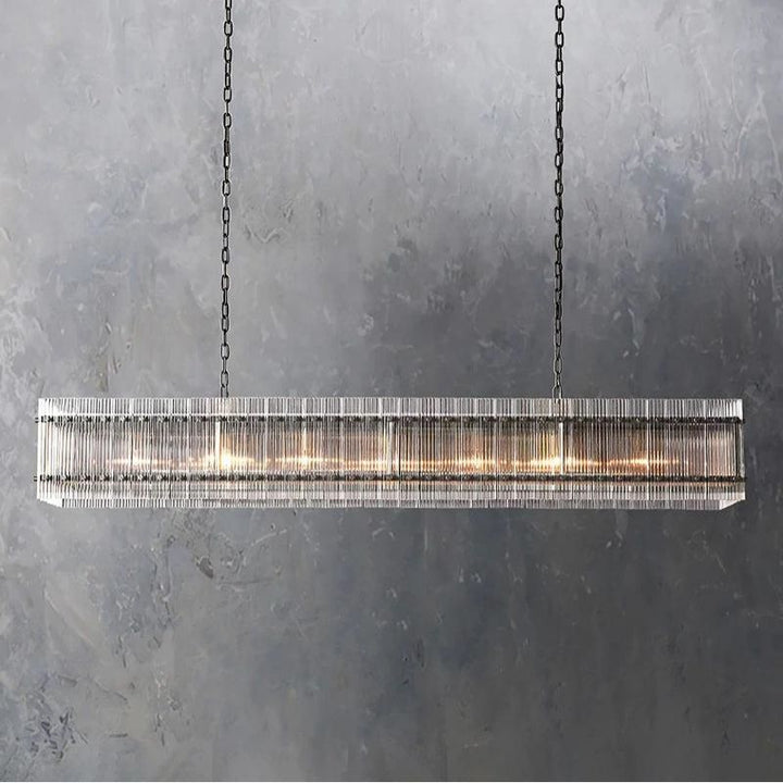 San Marco Rectangular Chandelier 72" - ebuylight