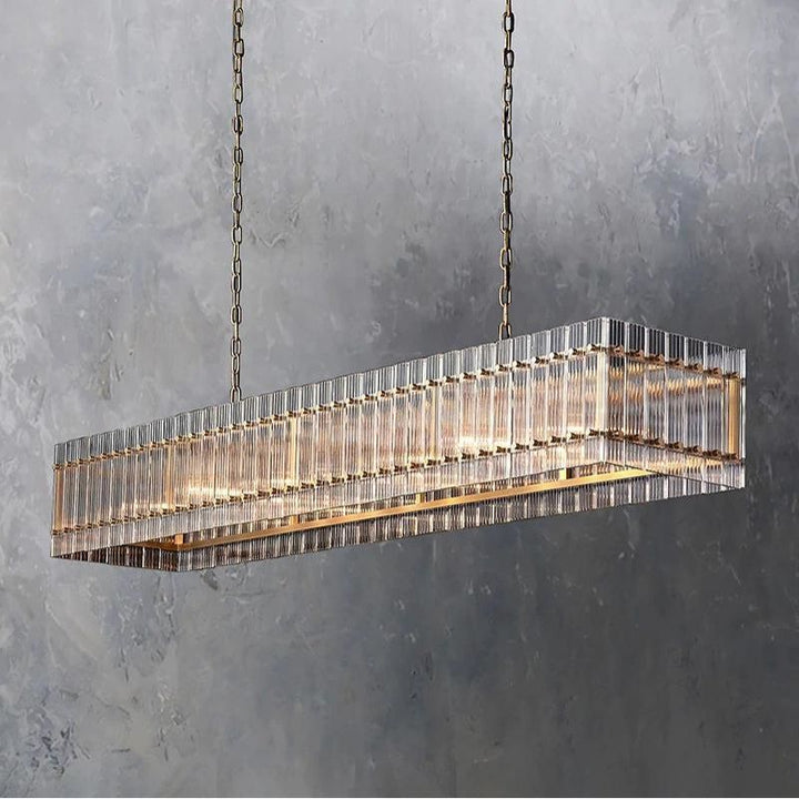 San Marco Rectangular Chandelier 72" - ebuylight