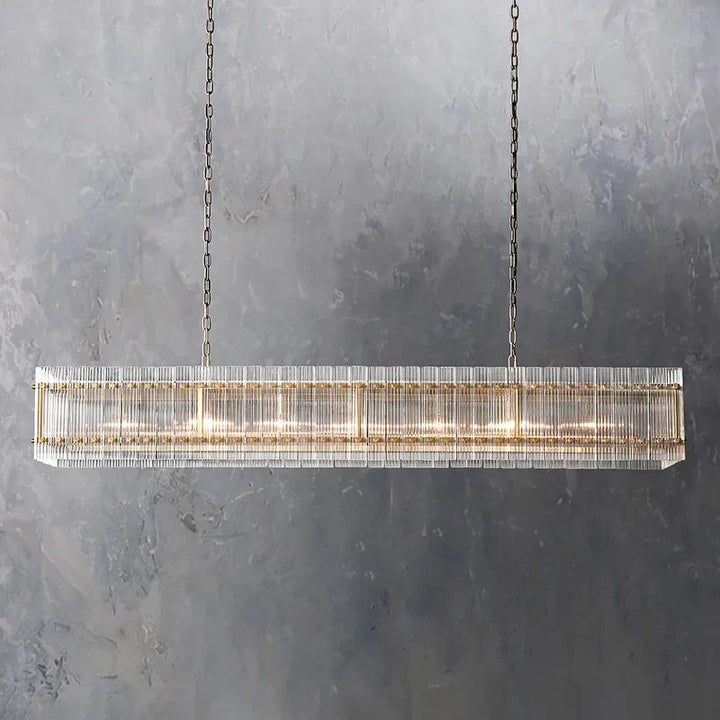 San Marco Rectangular Chandelier 72" - ebuylight