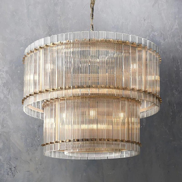 San Marco Two-tier Luxury Round Chandelier 37" - ebuylight