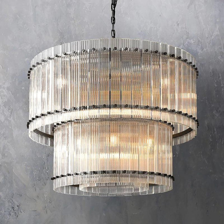 San Marco Two-tier Luxury Round Chandelier 37" - ebuylight