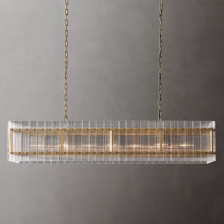 San Marco Rectangular Chandelier 54" - ebuylight