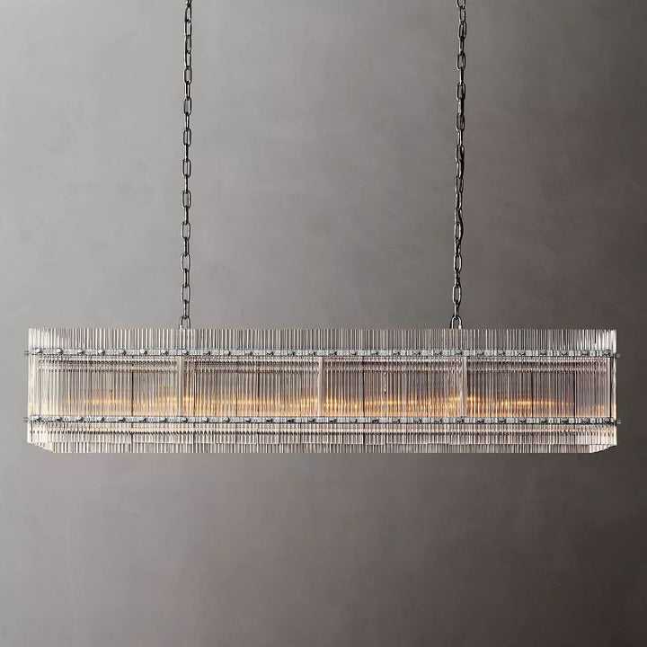 San Marco Rectangular Chandelier 54" - ebuylight