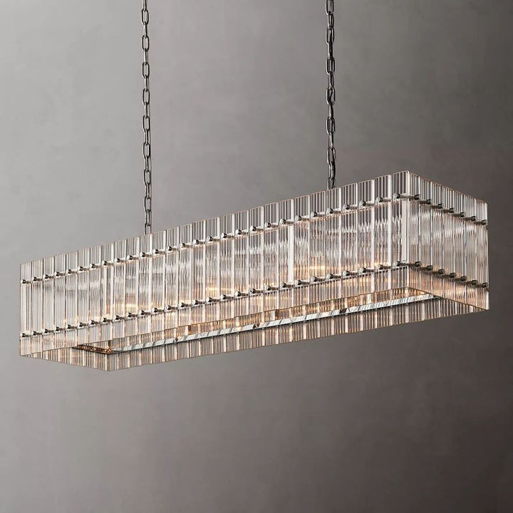 San Marco Rectangular Chandelier 54" - ebuylight