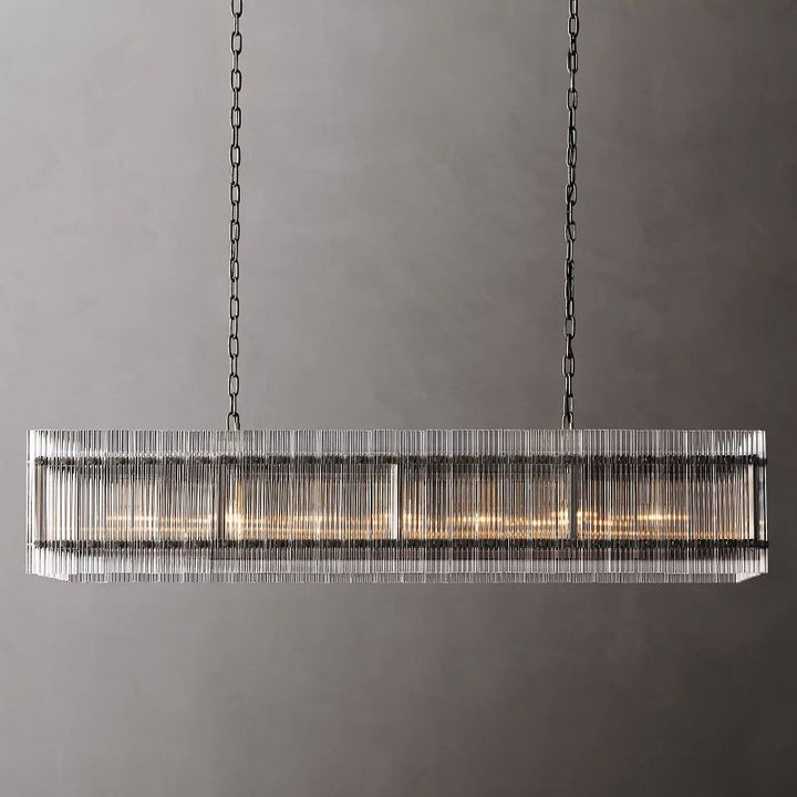 San Marco Rectangular Chandelier 54" - ebuylight