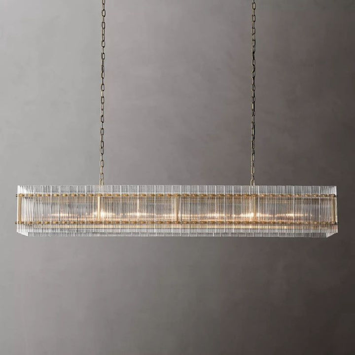 San Marco Rectangular Chandelier 72" - ebuylight