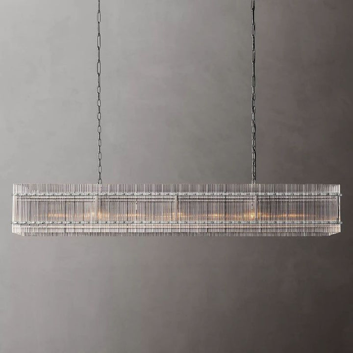 San Marco Rectangular Chandelier 72" - ebuylight