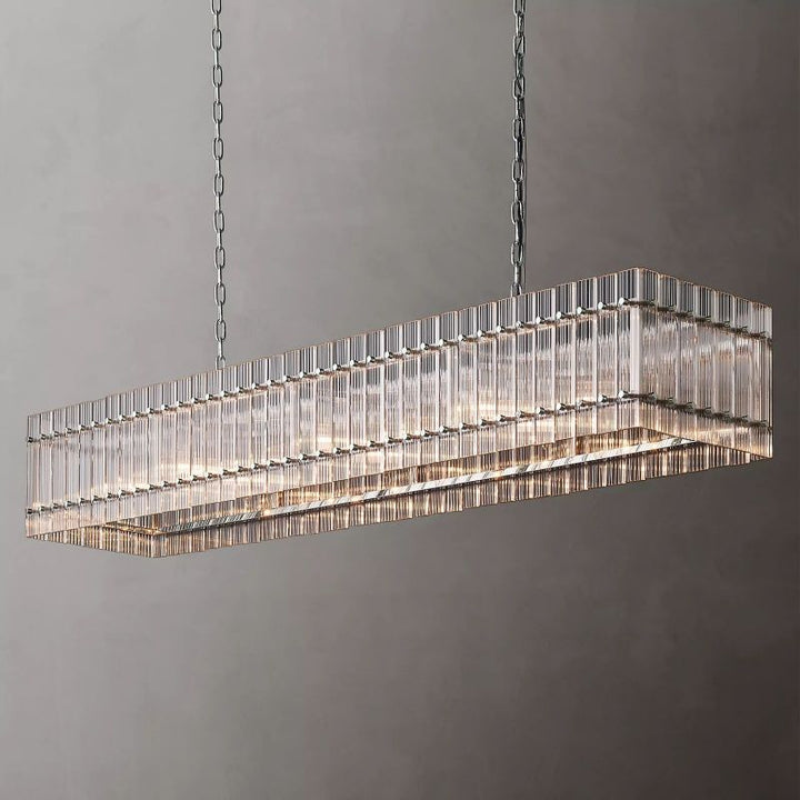 San Marco Rectangular Chandelier 72" - ebuylight