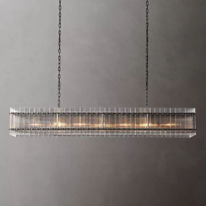 San Marco Rectangular Chandelier 72" - ebuylight