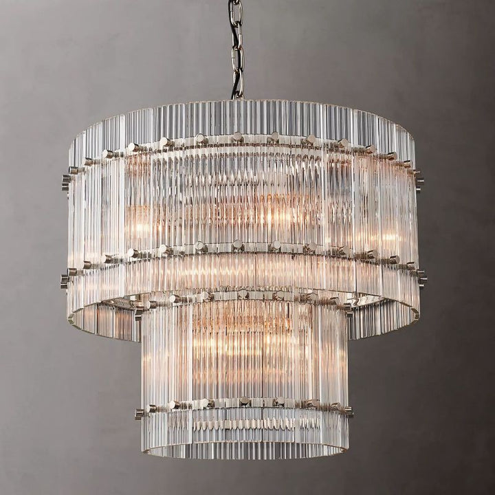 San Marco Two-tier Luxury Round Chandelier 22" - ebuylight