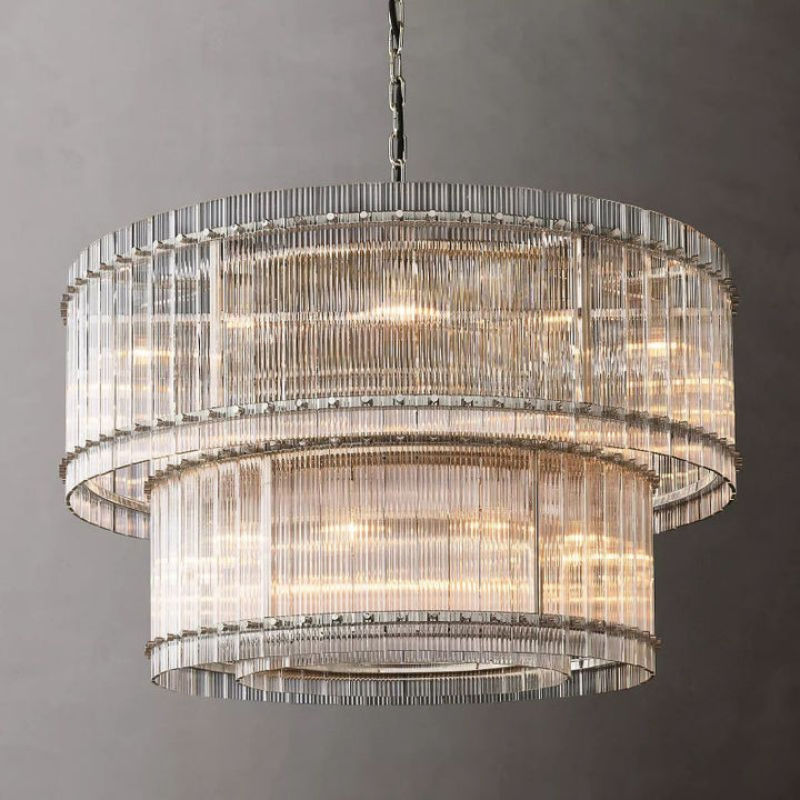 San Marco Two-tier Luxury Round Chandelier 48" - ebuylight