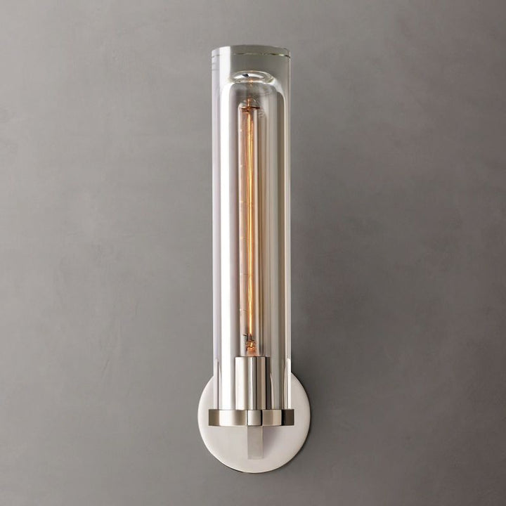 Savill Round Tube Sconce - thebelacan