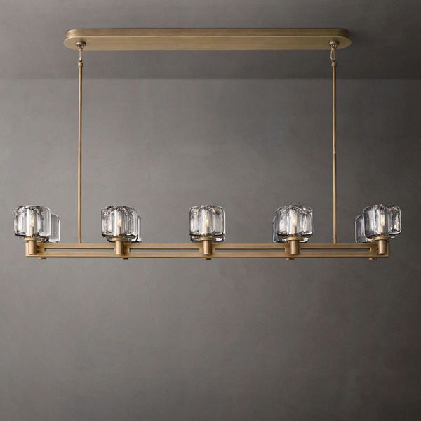 Sebendek Double Linear Chandelier 54" - thebelacan