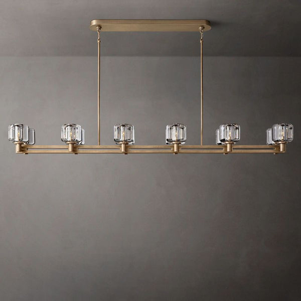 Sebendek Double Linear Chandelier 72" - thebelacan