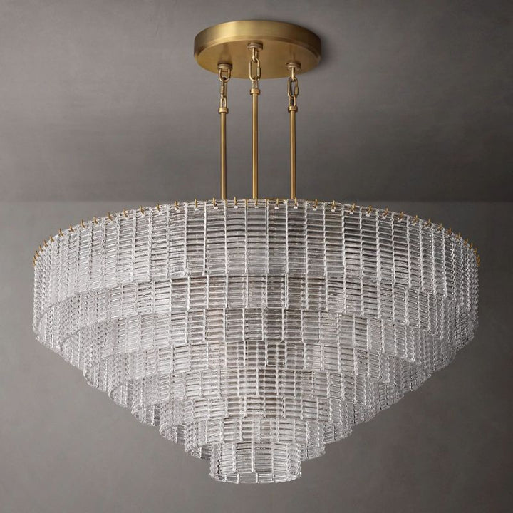 Sireni Glass Round Chandelier 52” - thebelacan