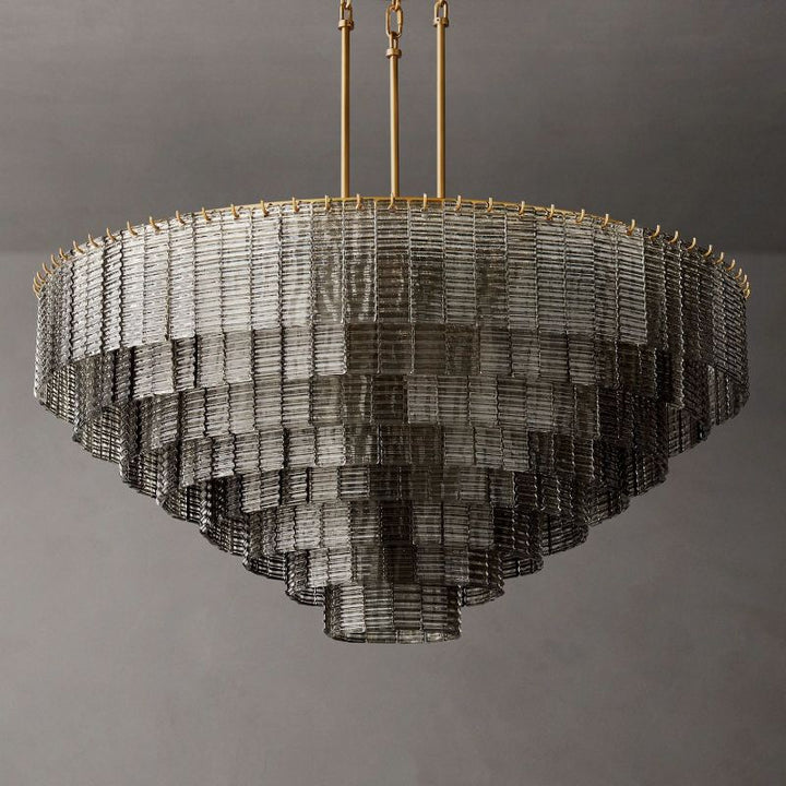 Sireni Glass Round Chandelier 52” - thebelacan