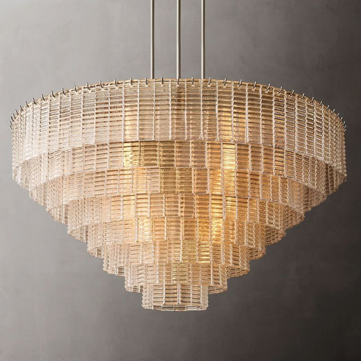 Sireni Glass Round Chandelier 52” - thebelacan